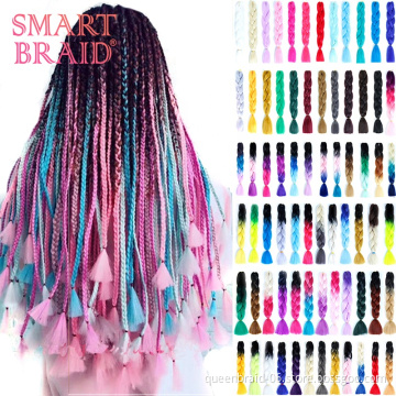 24 Inch Jumbo Braiding Hair Extensions Long Jumbo Braids for Box Braids Crochet Synthetic Hair